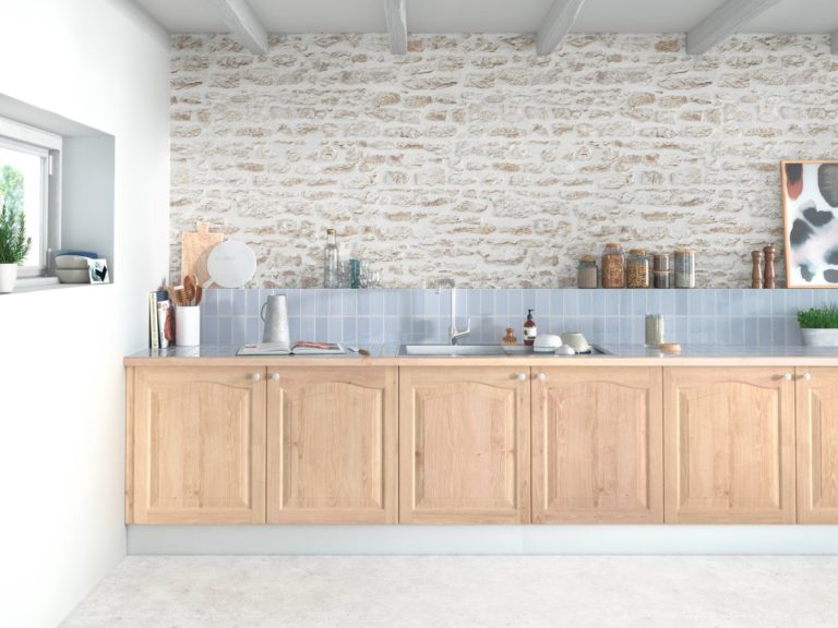 Cuisine en bois, la cuisine facile à vivre - Lapeyre - Lapeyre